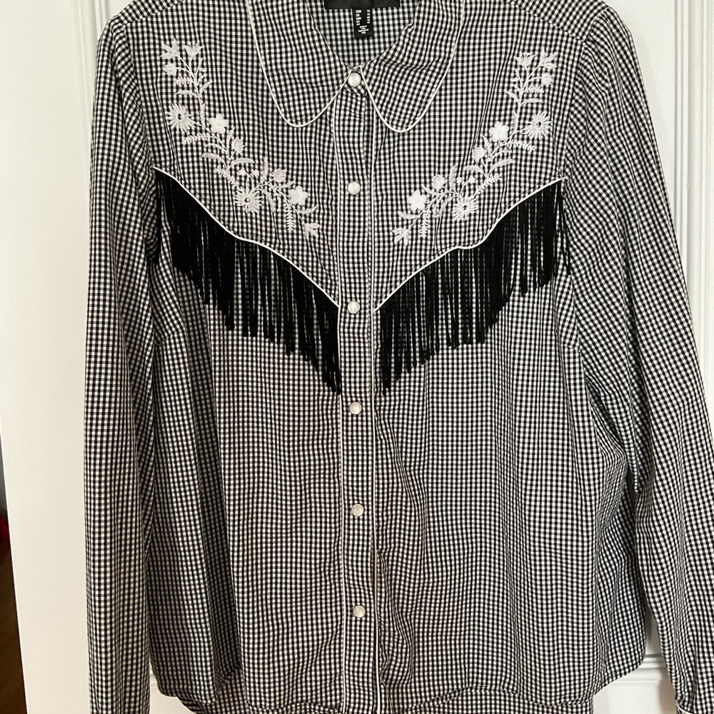 Love & Legend Gingham Snap Shirt